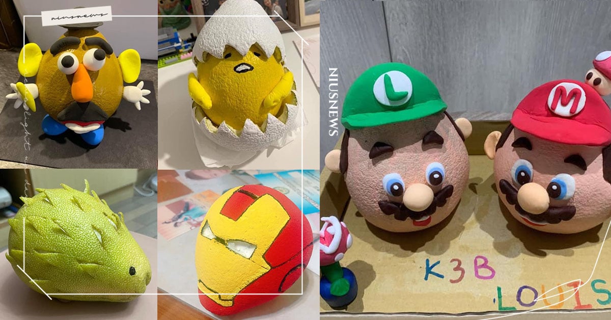 幼兒園的作業根本是考驗爸媽的勞作課!2021中秋節改造柚子創意大賽