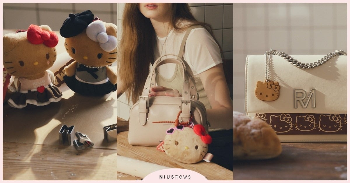 RM聯名13款「烤焦 Hello Kitty包包」開賣!大頭零錢包、澎澎裙版吊飾必搶
