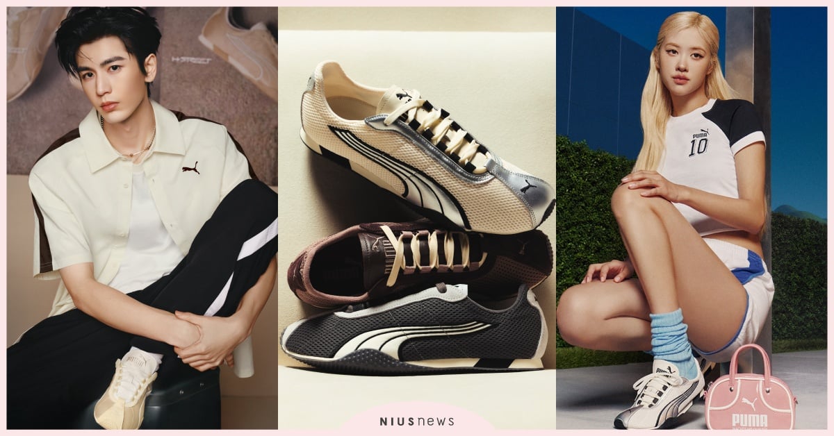 跟張凌赫、Rosé穿同款!PUMA「4大新色復古薄底鞋」開賣,Kurt Wu聯名鞋帶必收