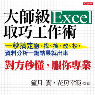 贈書《大師級Excel取巧工作術》抽獎活動