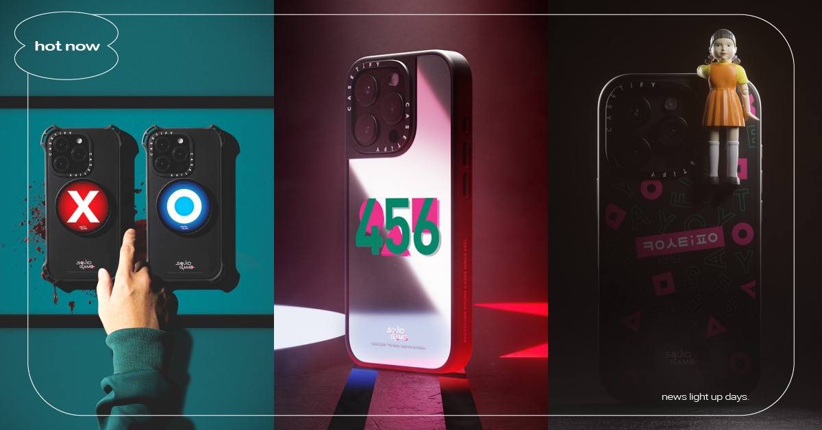 《魷魚遊戲2》CASETiFY聯名開賣!客製化數字編號手機殼必收、會轉頭的英熙娃娃公仔免費拿