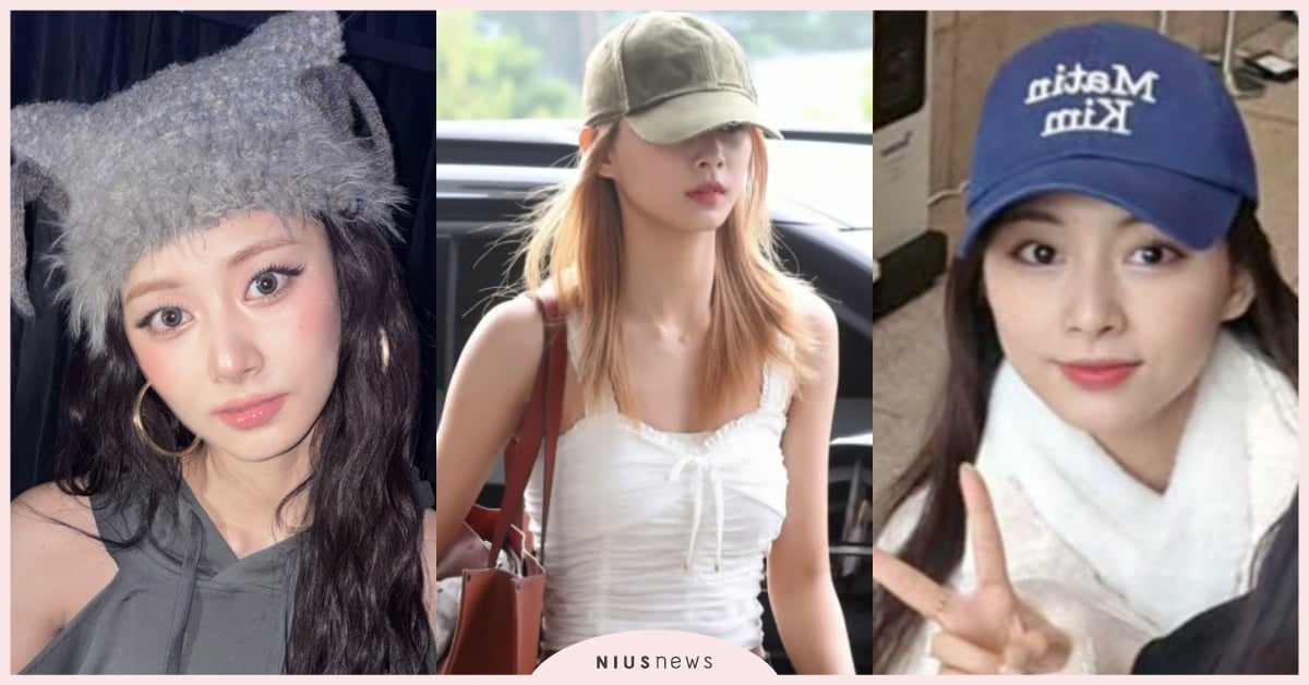 TWICE子瑜「4頂同款女神帽」必收!演唱會熱搜貓耳帽、「Matin Kim 子瑜藍」台灣有賣TWICE演唱會、TWICE高雄、TWICE高雄場、TWICE演唱會穿搭、TWICE子瑜、TWICE子瑜代言、子瑜回歸、子瑜帽子、子瑜機場、子瑜回台、子瑜機場穿搭、