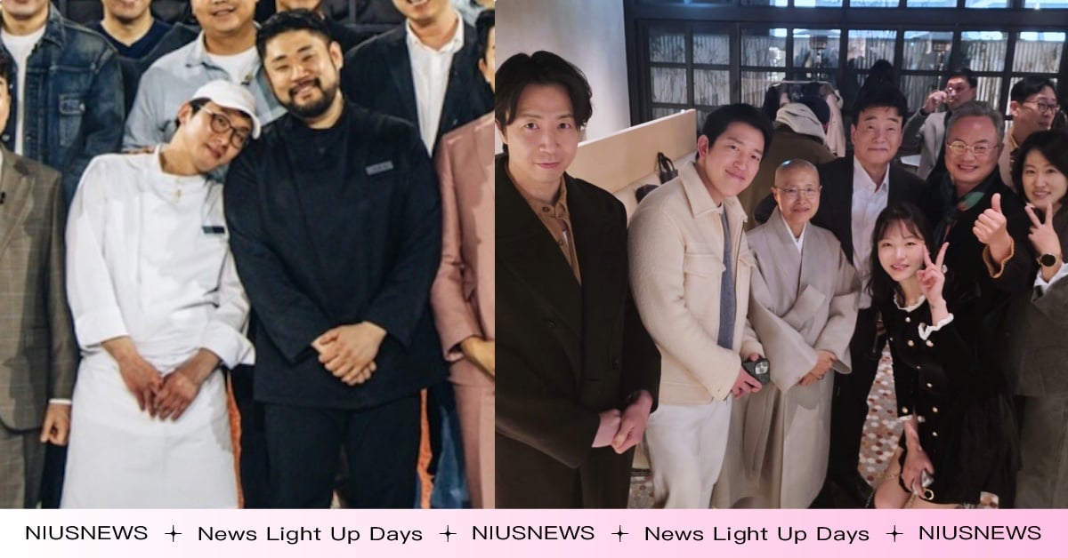 《黑白大廚2》決賽後「崔康祿嬌羞靠著料理怪物」合照曝!1、2季35張私下聚會照公開